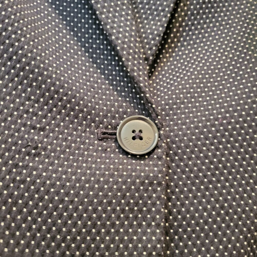 TOMMY HILFIGER SUIT Fitted Single-breasted Blazer w/ Matching Pants Sz 10 - Picture 8 of 16